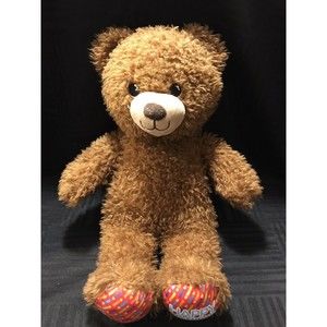 Build a Bear 2019 Soft HAPPY BIRTHDAY Brown Teddy Bear Plush Stuffed Animal Toy